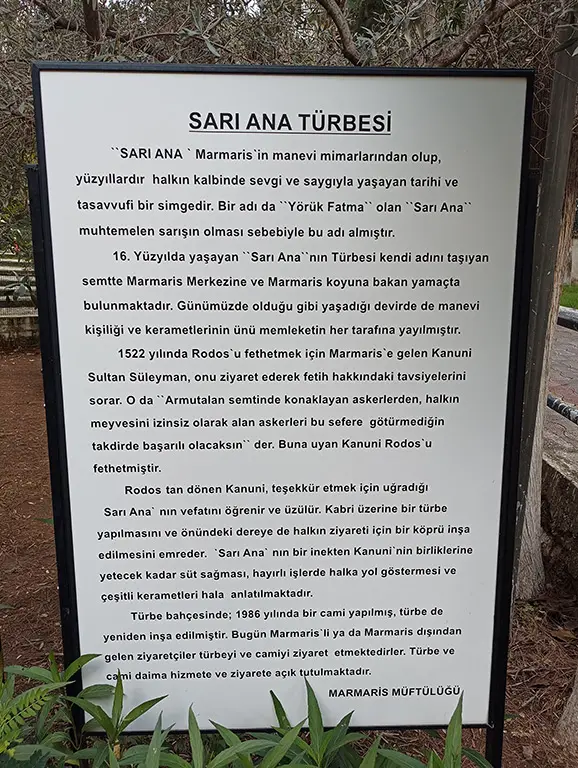 SarıAna-Türbesi-Marmaris-Muğla-Türbeleri-Evliyaları-4