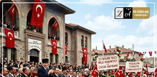 Göklerde Al Sancak, Kalplerde Hiç Bitmeyecek Bir Sevda! 23 nisan ulusal egemenlik ve çocuk bayramı
