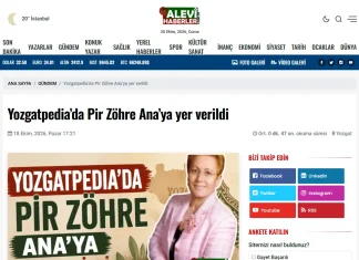Yozgatpedia’da Pir Zöhre Ana’ya yer verildi – Alevihaberler.com.tr Yozgatpedia’da Pir Zöhre Ana’ya yer verildi